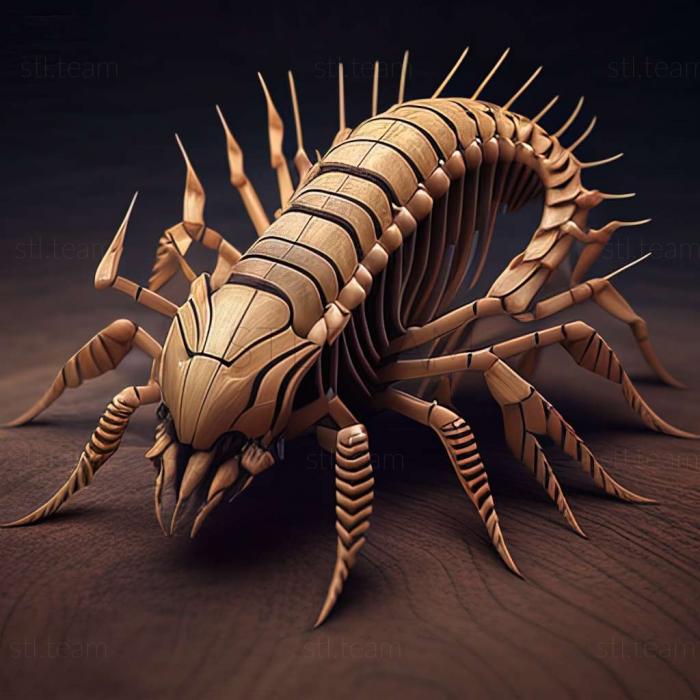 3D модель Scolopendra subspinipes (STL)